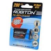 Аккумулятор Robiton 6F22 200mAh sh 1/22