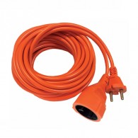 Удлинитель-шнур 20м Спутник (1 роз., 10А, max 2200Вт, 2*1,0мм, б/заземл., IP20)