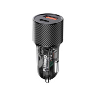 Адаптер автомобильный USB + Type-C 3А QC3.0 18W + PD30W Fumiko CC05