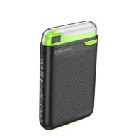Внешний аккумулятор 10000mAh Borofone BJ69 (in - T/out - T) беспр.заряд, чер