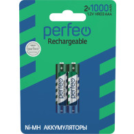 Аккумулятор Perfeo R03 1000mAh Ni-Mh BL 2/60
