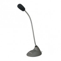 Микрофон Defender MIC-111 настольный, серый (64111)
