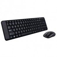 Комплект Logitech MK220 (клавиатура+мышь) беспроводной черный