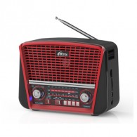 Радиоприемник Ritmix RPR-050 RED (Fm/USB/microSD/220V/2*R20) (15х21х8см)
