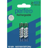 Аккумулятор Perfeo R03 400mAh Ni-Mh BL 2/60