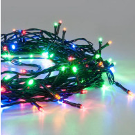 Гирлянда "Нить" 100LED, мульти 4цв., 10м, т-зел.шнур RL-110M Funray