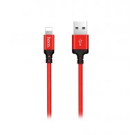 Кабель USB- lightning Hoco X14 1м 2А ткань