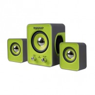 Колонки SmartBuy 2.1 Buzz , 5Вт, USB, серо-желтые SBA-2610