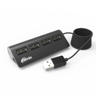 Хаб USB Ritmix CR-2400 (4 порта) металл