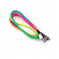 Кабель Am - microUSB SmartBuy 1м (2A) ткан.оплетка, градиент (iK-12AR)