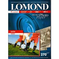 Бумага Lomond фото ''Сатин'' A4, 270г /20 листов (1106200)/30