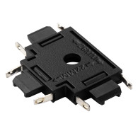 Коннектор MTR16 T-образный CT-BL черный Jazzway