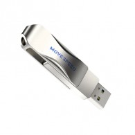 Флэш-диск Move Speed 128GB USB 3.0 YSULSP металл серебро