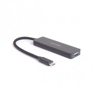 Хаб USB Атом Type-C 3.1 - 4*USB 3.0 кабель 15см (31007/06)