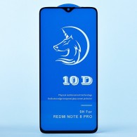 Защитное стекло 3D для Xiaomi Redmi Note 8 Pro черное (109857)