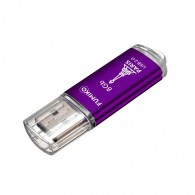 Флэш-диск Fumiko 8GB USB 2.0 Paris пурпурный