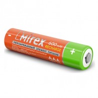 Аккумулятор Mirex R03 600 Ni-Mh BL 2/20 (емкость снижена)