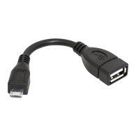 Адаптер OTG USB(гнездо) - microUSB 8см Defender 87300