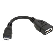 Адаптер OTG USB2.0 - microUSB (гн/шт) 8см Defender 87300