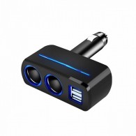 Разветвитель в авто на 2 устройства +2USB Olesson 1637