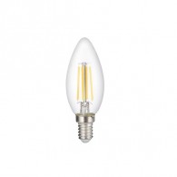 Лампа светодиодная Jazzway PLED OMNI C35 8w E14 3000K CL прозрачная