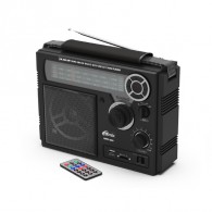 Радиоприемник Ritmix RPR-888 (Fm/USB/microSD/220V/4*R20) (20х27х8,5см)