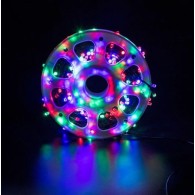 Уличная гирлянда "Нить" 500LED, 44м, разноцв. (матов), чер.шнур, 8 реж., до -30