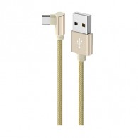 Кабель USB- Type-C Borofone BX26 1м 3А Г-обр., нейлон, метал. оплетка