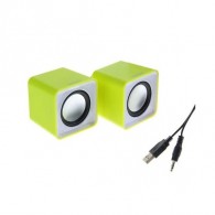 Колонки SmartBuy 2.0 Mini (4Вт) USB зеленые SBA-2820