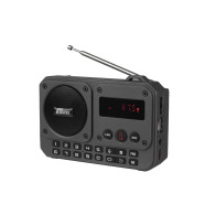 Радиоприемник Ritmix RPR-010 (Fm/BT/USB/microSD/акб.18650)т-сер(12,1х8,3х3,2см)