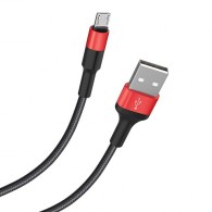 Кабель USB - microUSB Hoco X26 1м 2А ткань