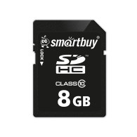 Карта памяти SDHC SmartBuy 8Gb Class 10 UHS-I Карта памяти SDHC SmartBuy 8Gb Class 10 UHS-I