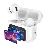 Гарнитура Bluetooth Hoco EW72 TWS, ANC, сенс. дисп.(вакуумные наушники) белая