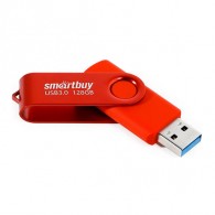 Флэш-диск SmartBuy128GB USB 3.0 Twist красный