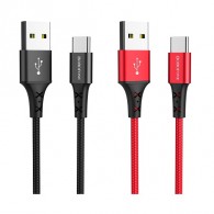 Кабель USB- Type-C Borofone BX20 1м 2А нейлон