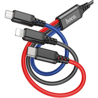 Кабель USB - lightning/microUSB/Type-C 1м 2A Hoco X76