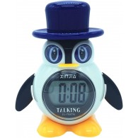 Часы электронные 798 "Пингвин" (говорящие, 2*ААА)