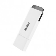 Флэш-диск Netac 64GB USB 2.0 U185 белый с LED-индикатором