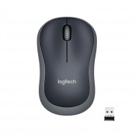 Мышь Logitech M185 беспроводная серо-черная (910-002252)