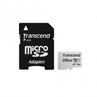 Карта памяти microSDHC Transcend 256GB 300S A2 V30 UHS-1 U3 A1 с адап