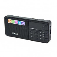 Радиоприемник HN-S363LED (USB/microSD/акб BL-5C) черный Haoning (13х6х3см)