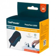 Блок питания GoPower PowerTech 1000 импул(1000mA 3,0/4,5/5,0/6,0/7,5/9,0/12,0V)