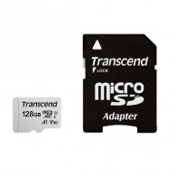 Карта памяти microSDHC Transcend 128GB 300S UHS-1 U1 с адаптером