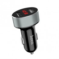 Авто-адаптер 12V->2*USB 2.1A HOCO (Z26)