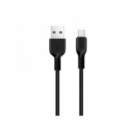 Кабель USB - microUSB Hoco X20 1м 2,4А силикон