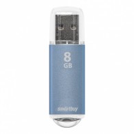 Флэш-диск SmartBuy 8GB USB 2.0 V-Cut голубой