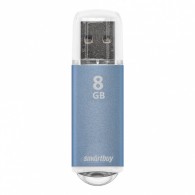 Флэш-диск SmartBuy 8GB USB 2.0 V-Cut голубой