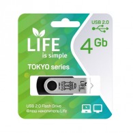 Флэш-диск Fumiko 4GB USB 2.0 Tokio черный