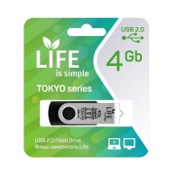Флэш-диск Fumiko 4GB USB 2.0 Tokyo черный
