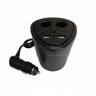 Разветвитель в авто на 2 устройства +USB Olesson 1670